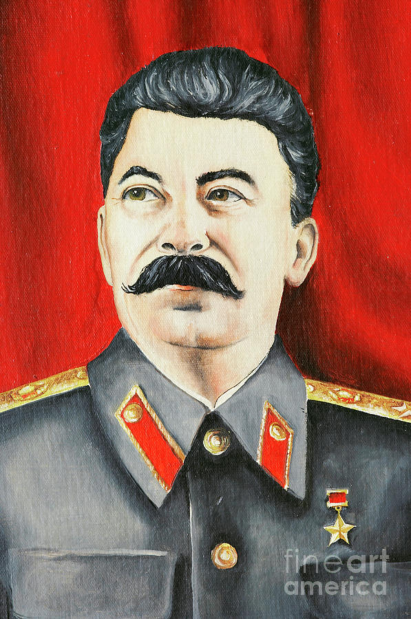 Stalin Painting - Stalin by Michal Boubin