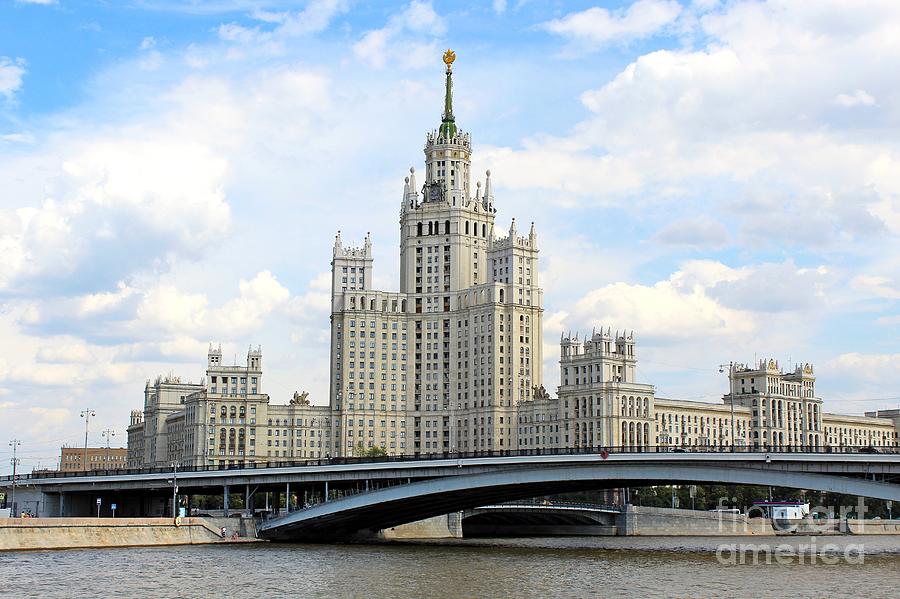 Architecture Photograph - Kotelnicheskaya Embankment Building by Iryna Liveoak