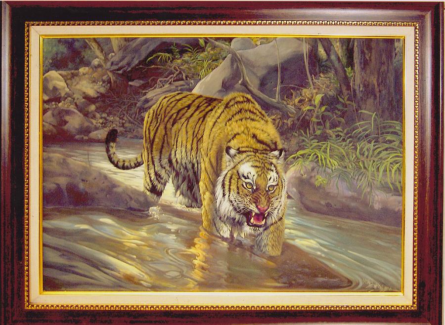 Stalking Prey Painting by Muhammad ali Zakki - Fine Art America