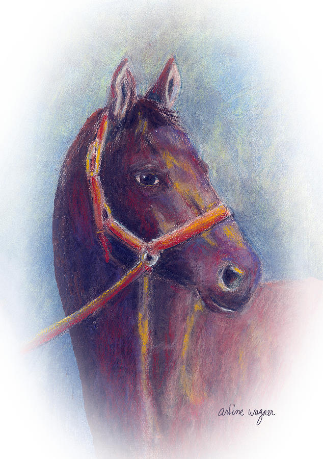 Stallion Pastel by Arline Wagner