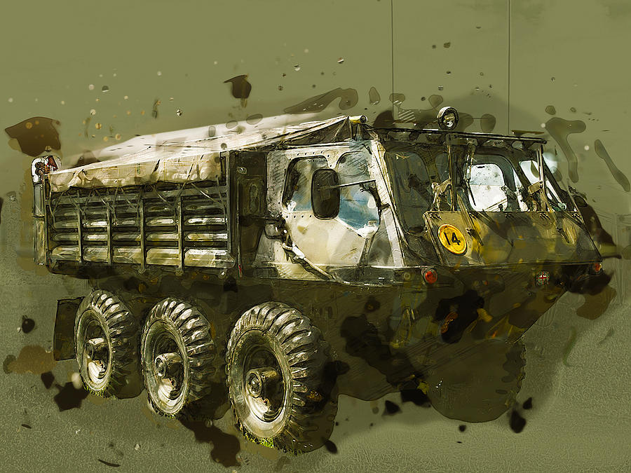 Stalwart Transport Vehicle 2 Digital Art by Roy Pedersen