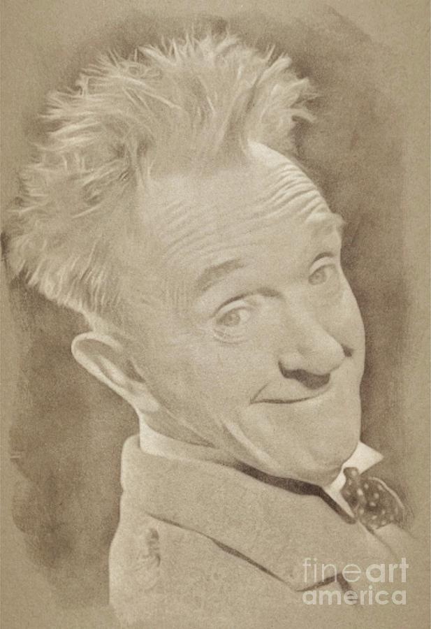 Stan Laurel, Hollywood Legend By John Springfield Drawing