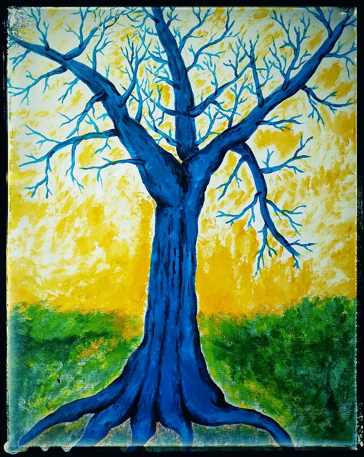 Tree Painting - Stand Tall by Heather James