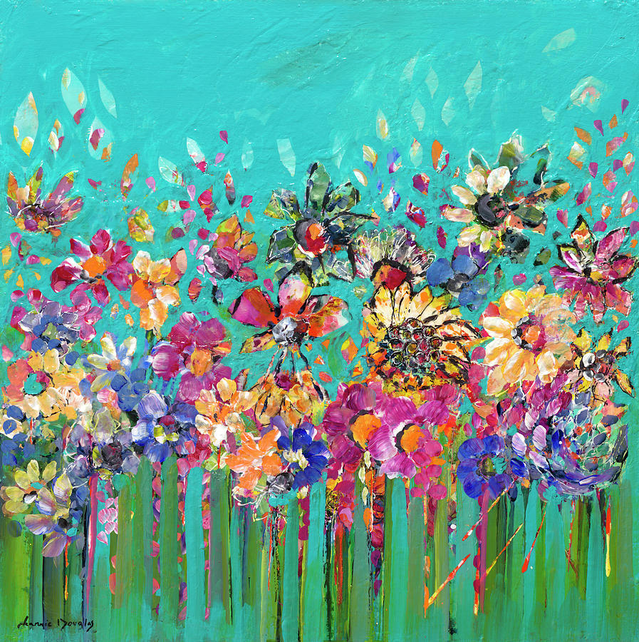 Flower Painting - Stand Up Guy 2 by Jeannie Douglas