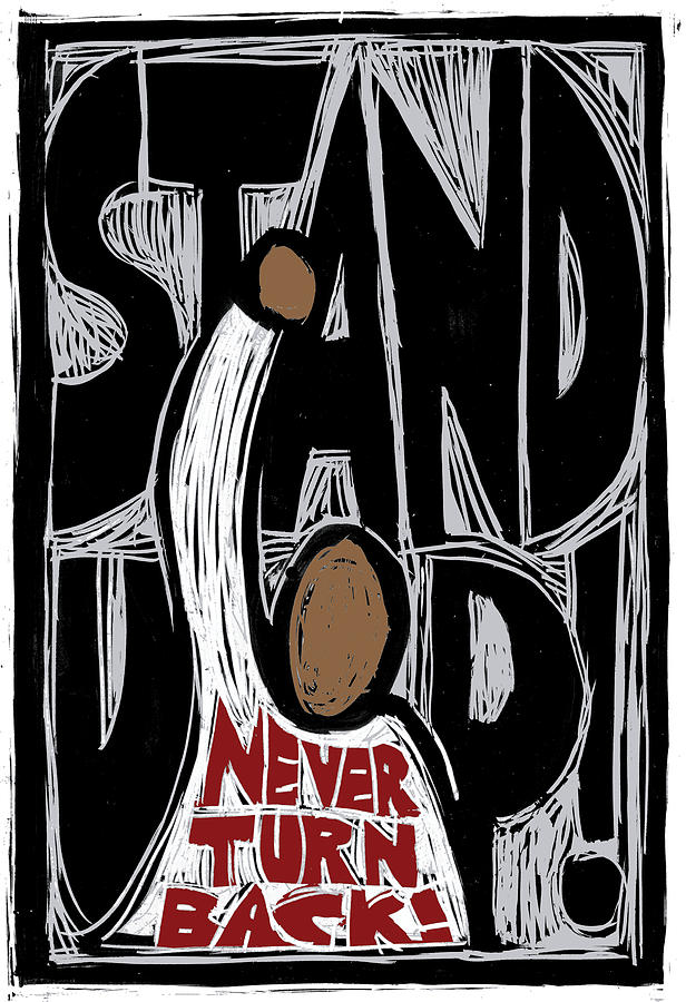 Strength Mixed Media - Stand Up by Ricardo Levins Morales