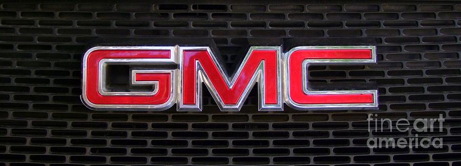 Standard GMC Emblem and Grille Photograph by Mary Deal