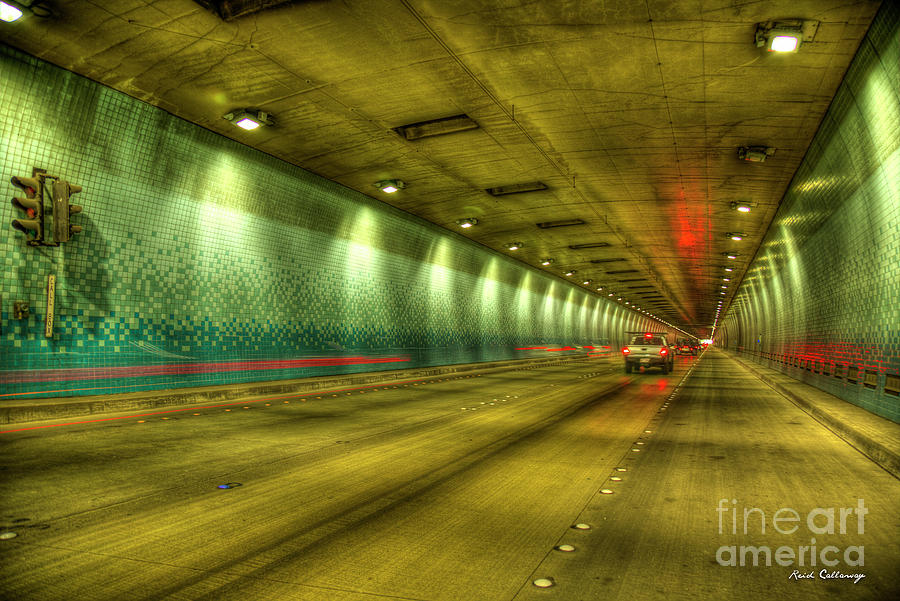 Standing Almost In Traffic The Tetsuo Harano Tunnel Hawaii Collection Art Photograph by Reid Callaway