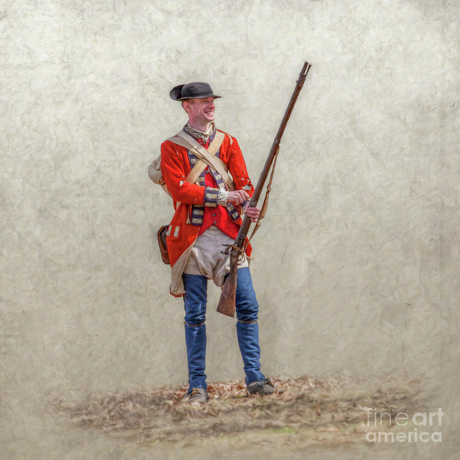 Standing British Soldier Digital Art by Randy Steele