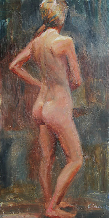 Standing Figure Painting by Emily Olson