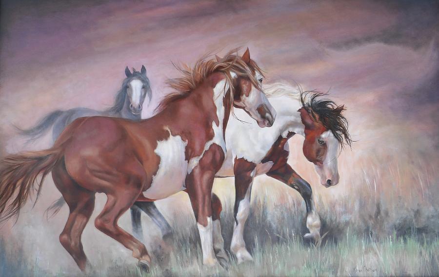 Standing Ground Painting by Karen Kennedy Chatham
