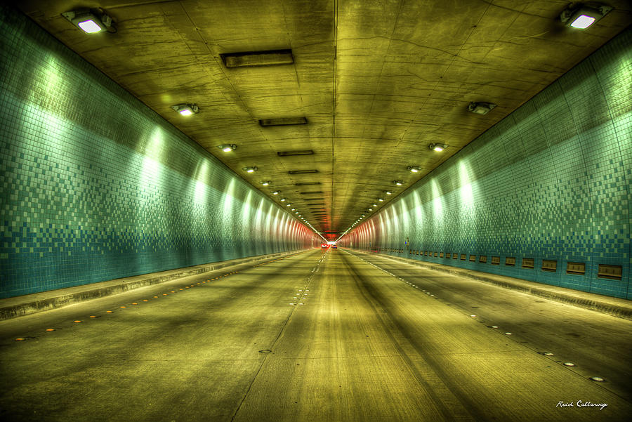 Standing In Traffic The Tetsuo Harano Tunnel Hawaii Collection Art  Photograph by Reid Callaway