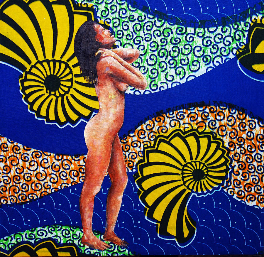 Standing Nude 1 Painting by Ronex Ahimbisibwe