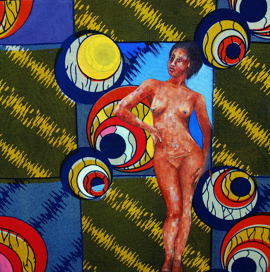 Standing Nude 2 Painting by Ronex Ahimbisibwe