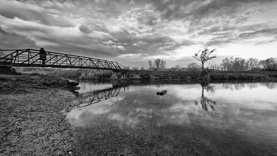 Standing On The Bridge Photograph by Ian Merton