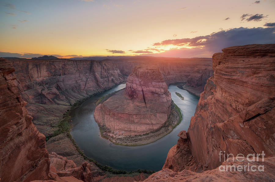 Standing on the Edge of Horseshoe Bend Photograph by Michael Ver Sprill
