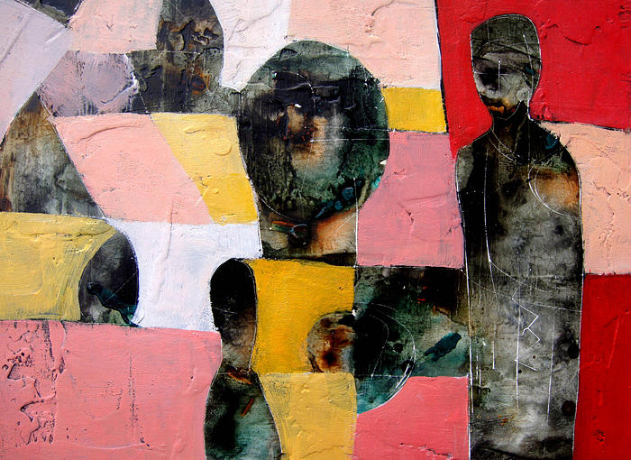 Standing On The Side Painting by Ronex Ahimbisibwe