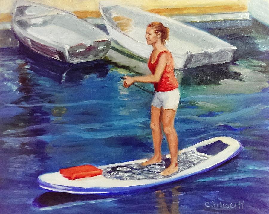 Standing on Water Painting by Connie Schaertl
