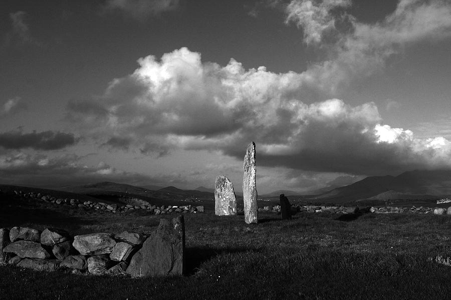 Landscape Photograph - Standing Stones At Baslicon by Aidan Moran