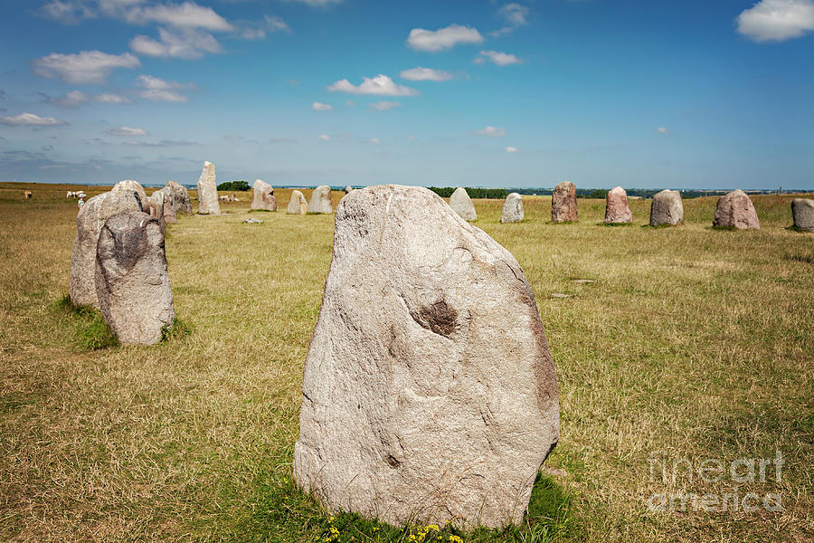 Standing stones of Ale Photograph by Sophie McAulay