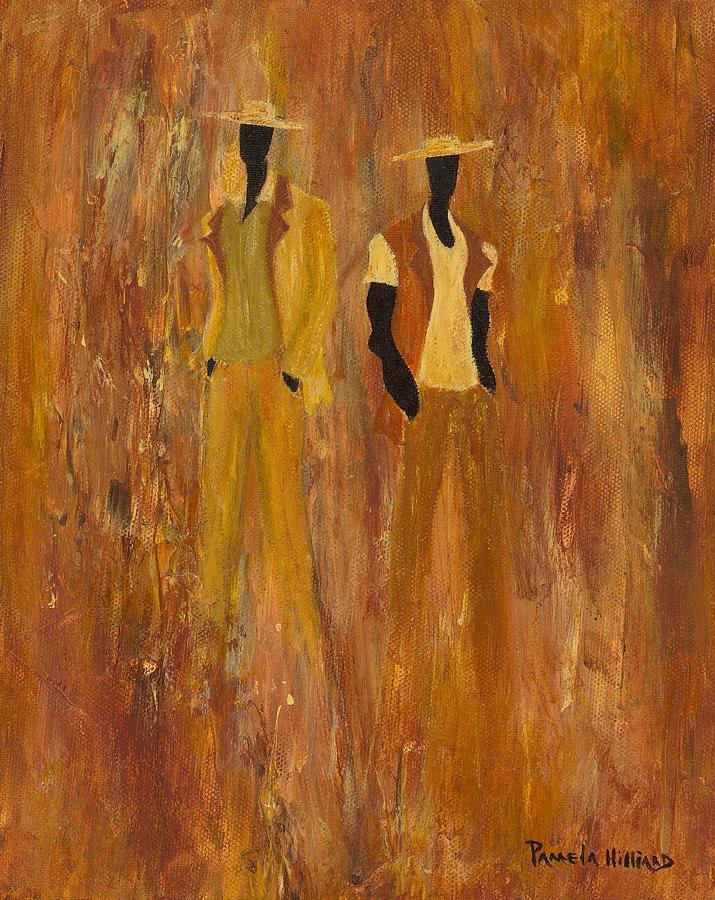 Hat Painting - Standing Strong by Pamela Hilliard