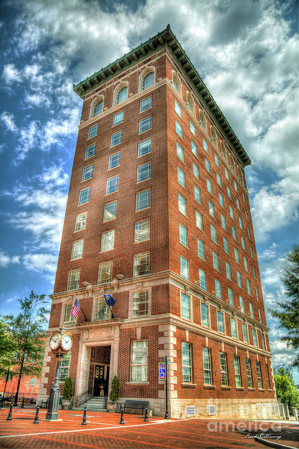 Standing Tall Greenville Chamber Of Commerce Building 1925 Art Photograph by Reid Callaway