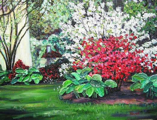 Flower Painting - Stanely Park Blossoms by Richard Nowak