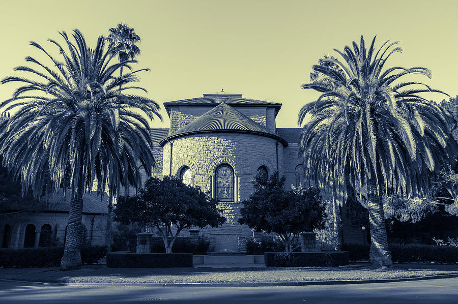 Stanford Chapel in split tones Photograph by Jonathan Nguyen