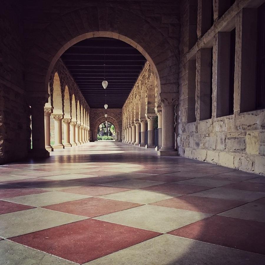 Brick Photograph - Stanford University #buildings by Jonathan Nguyen