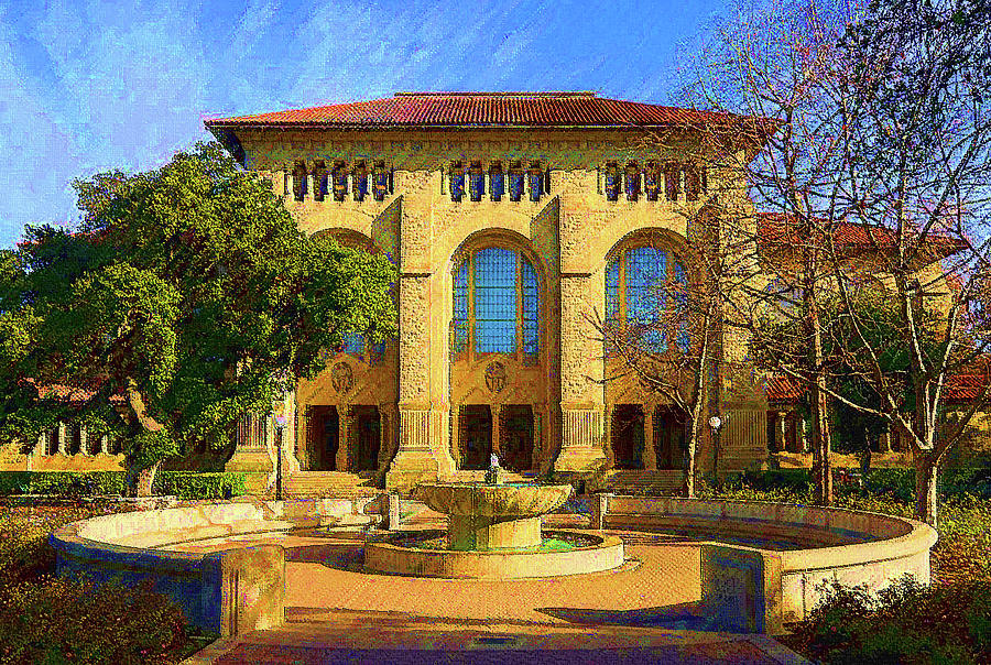 Stanford University Mixed Media - Stanford University by DJ Fessenden