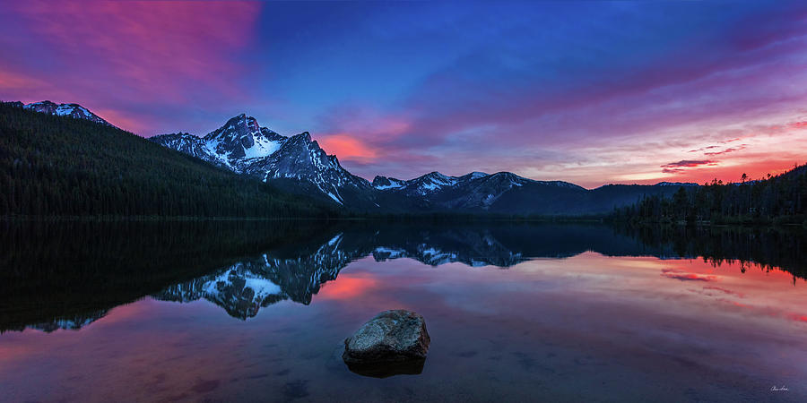 Stanley Lake Tranquility Photograph by Chris Steele