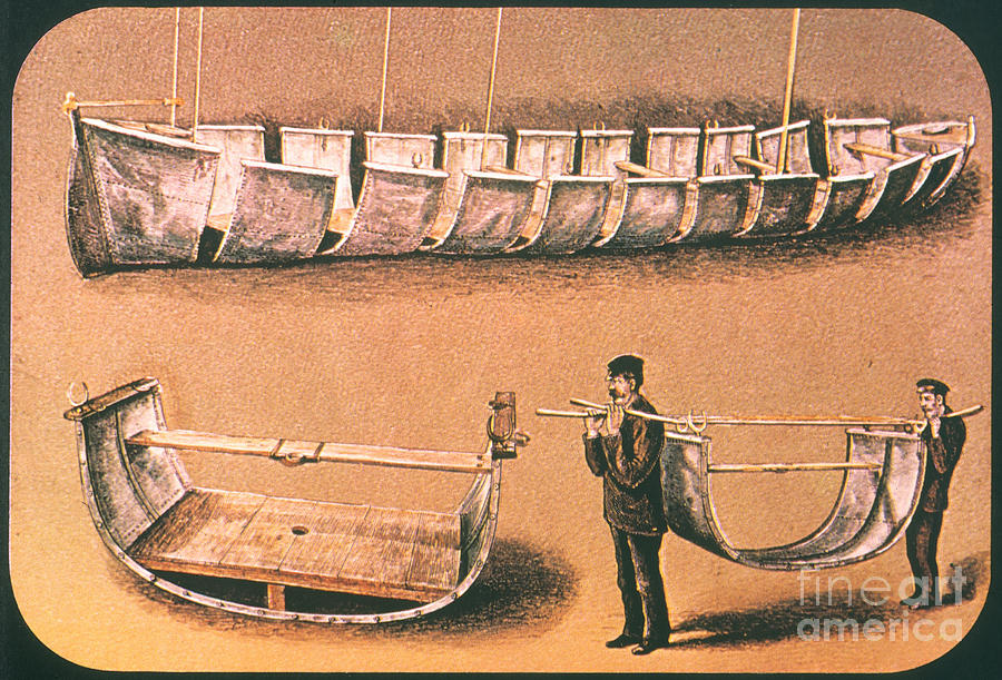 Stanleys Portable Boat Painting by Granger