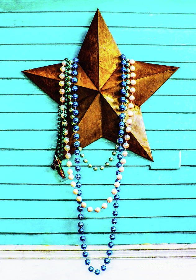 Star And Beads Photograph by Frances Ann Hattier