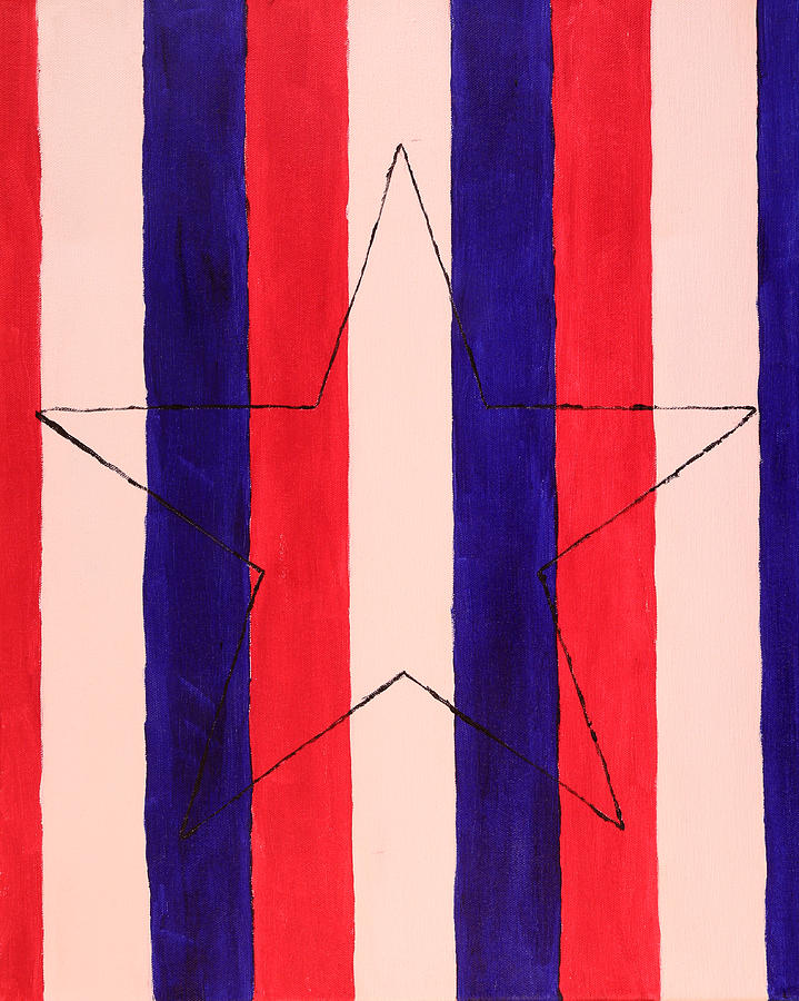 Star And Stripes Painting