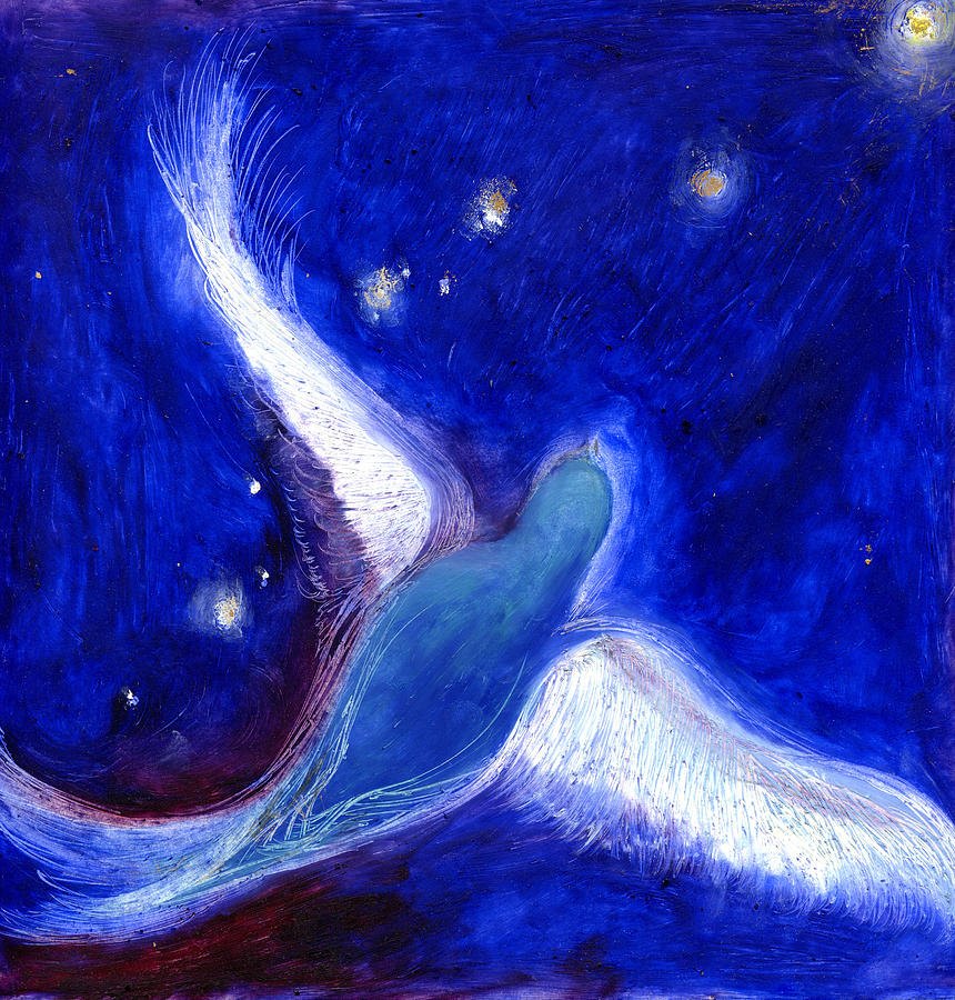 Star Bird Painting by Nancy Moniz