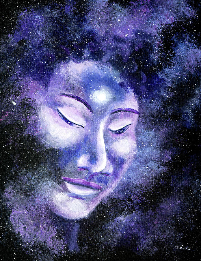 Star Buddha of Equanimity Painting by Laura Iverson