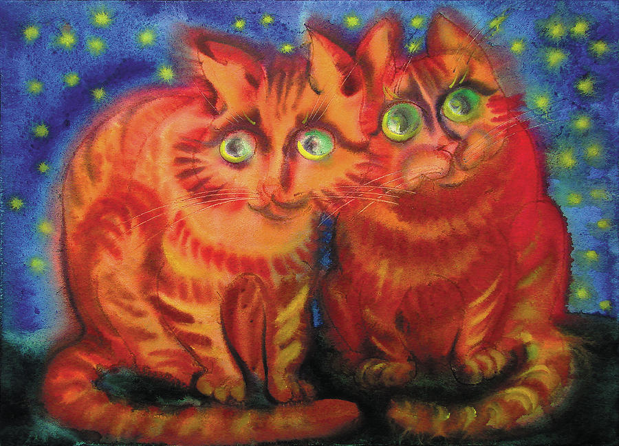 Star Cats Painting