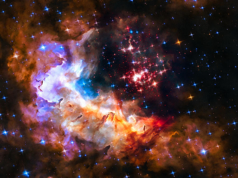 Star cluster Westerlund 2 in outer space Photograph by Matthias Hauser