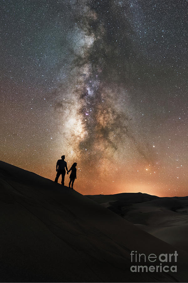 Planet Photograph - Star Crossed Lovers  by Michael Ver Sprill