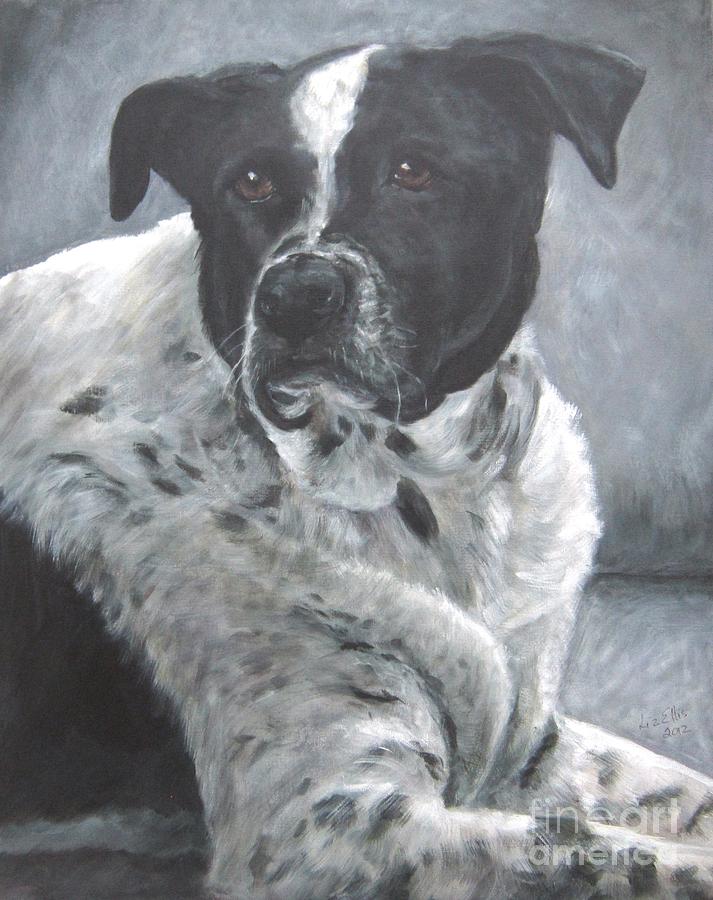 Dog Painting - Star by Elizabeth Ellis