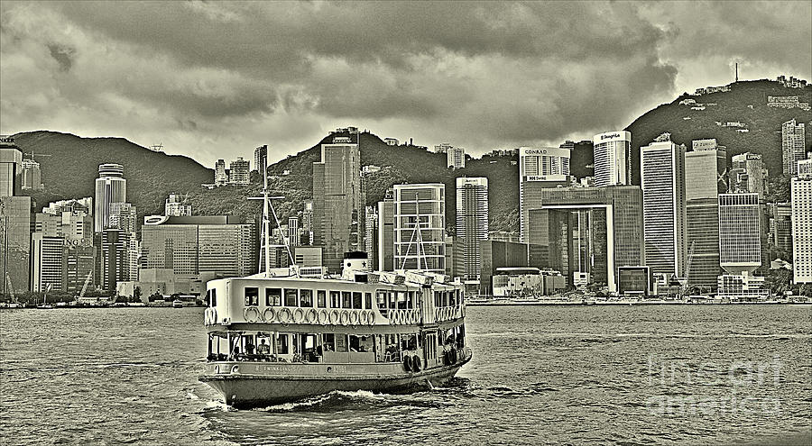 Star Ferry in Hong Kong Photograph by Joe Ng