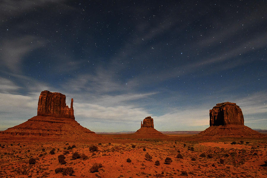 Star Filled Monument Valley Photograph by Ben Ford - Fine Art America