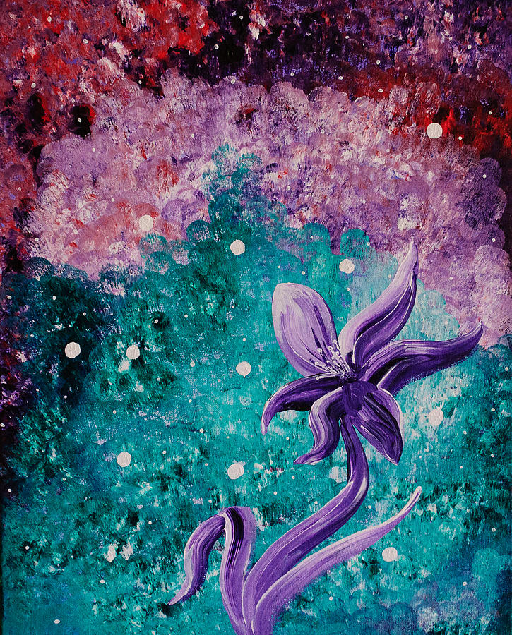 Star Flower Painting by Jessie Adelmann