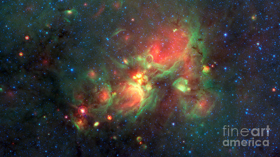 Star Formation In W33 Nebula Photograph by Science Source