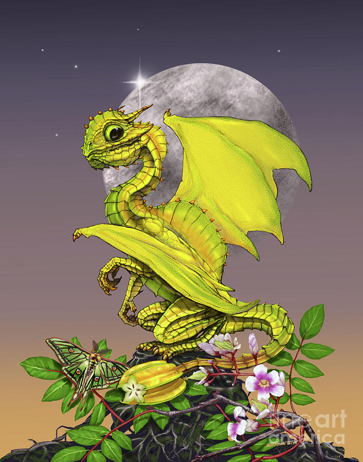 Star Fruit Dragon Digital Art by Stanley Morrison
