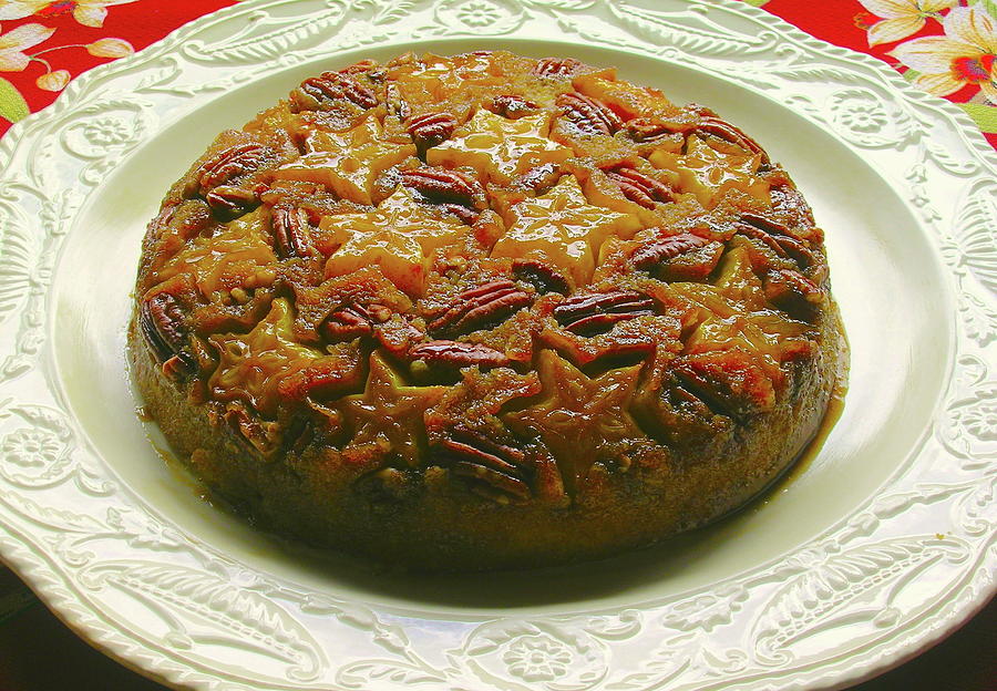 Star Fruit Upside Down Cake Photograph by James Temple