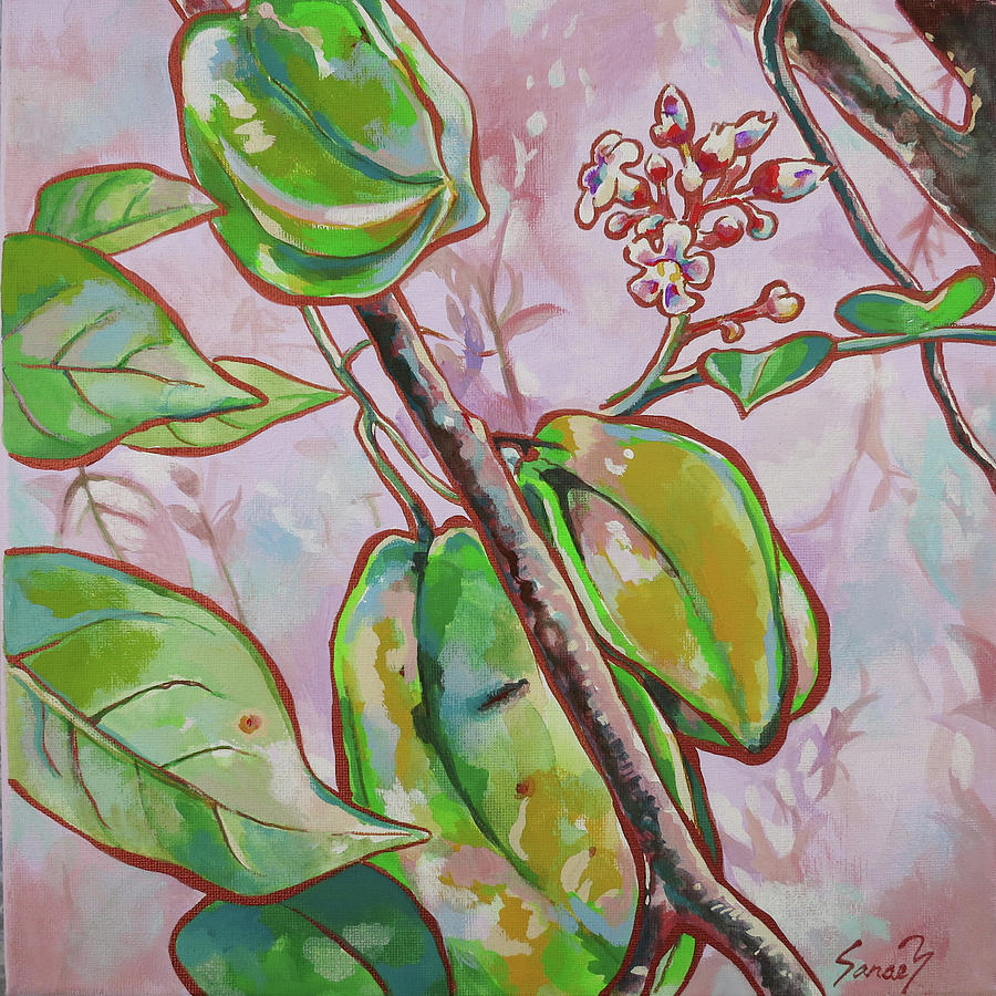 Star Fruits Painting by Sanae Yamada - Fine Art America