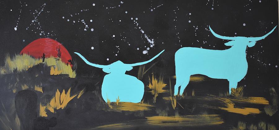 Star Grazing Painting by Susan Voidets