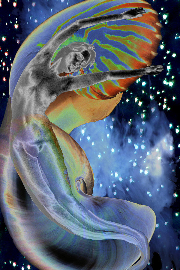 Star Goddess Digital Art by Lisa Yount