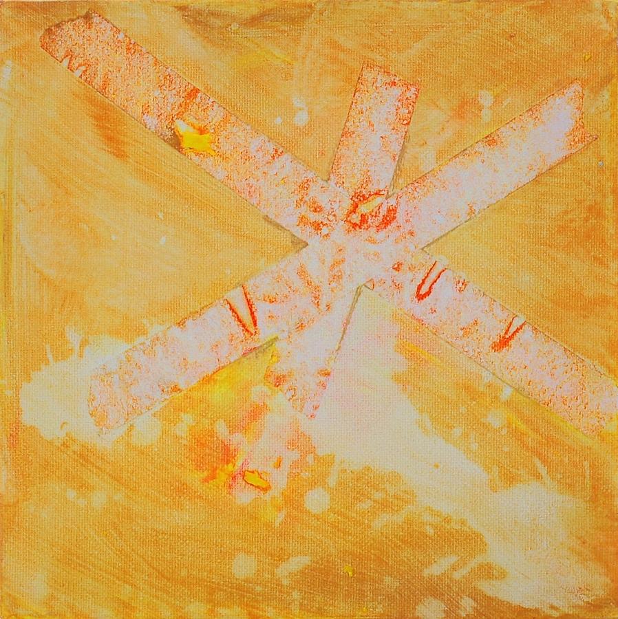 Star in Gold and Red by Liliane DUMONT-BUIJS Star in Gold and Red by Liliane DUMONT-BUIJS