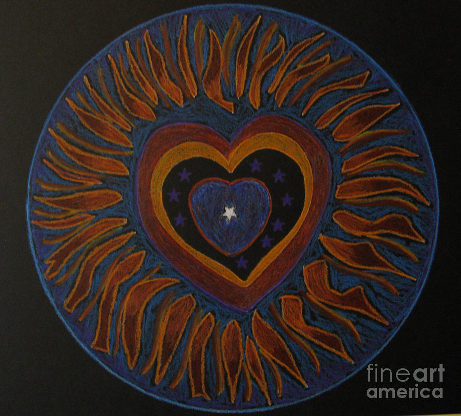 Star in My Heart Drawing by Patricia Januszkiewicz